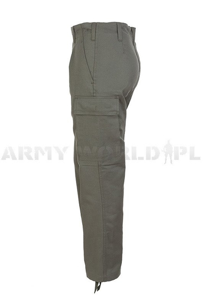 Spodnie Wojskowe Moleskin Bundeswehr Olive Oryginał Nowe